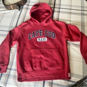 Cape Cod Mass Kids Red Hoodie